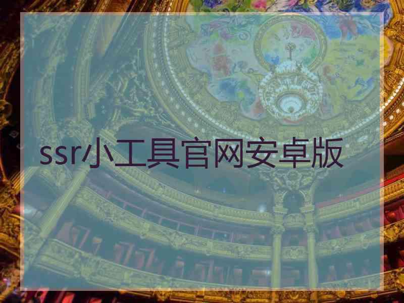 ssr小工具官网安卓版