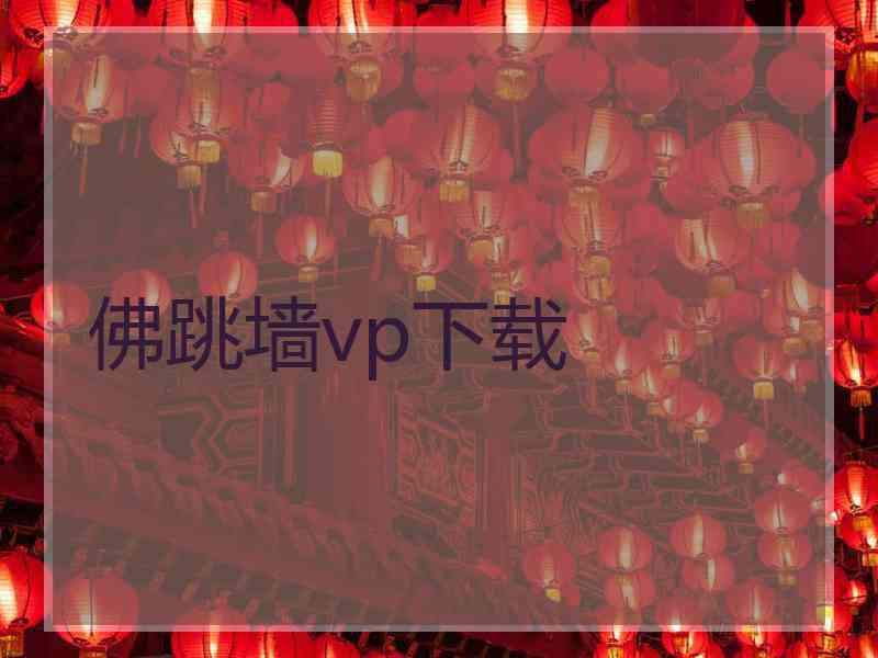 佛跳墙vp下载