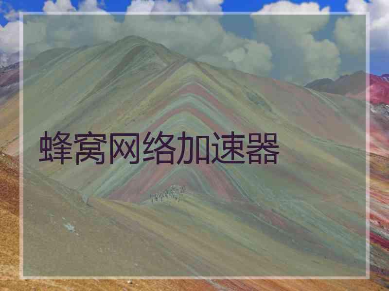 蜂窝网络加速器