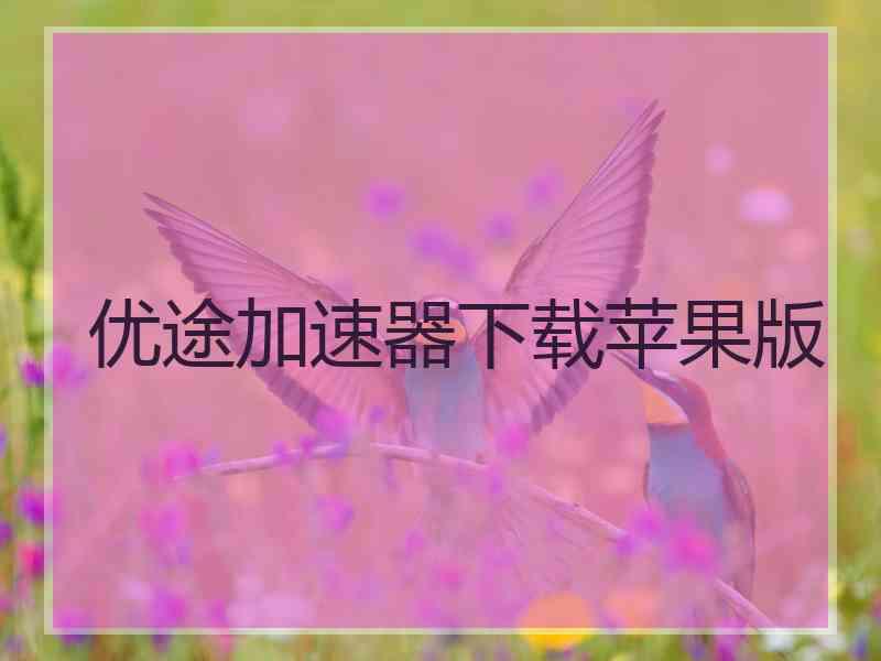 优途加速器下载苹果版
