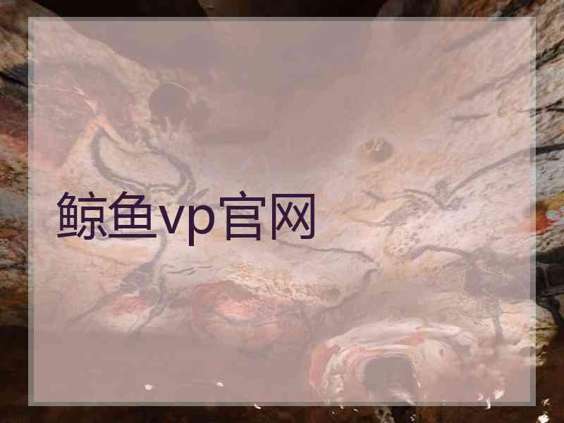 鲸鱼vp官网