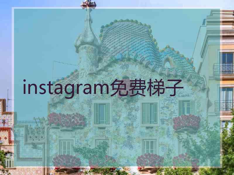instagram免费梯子