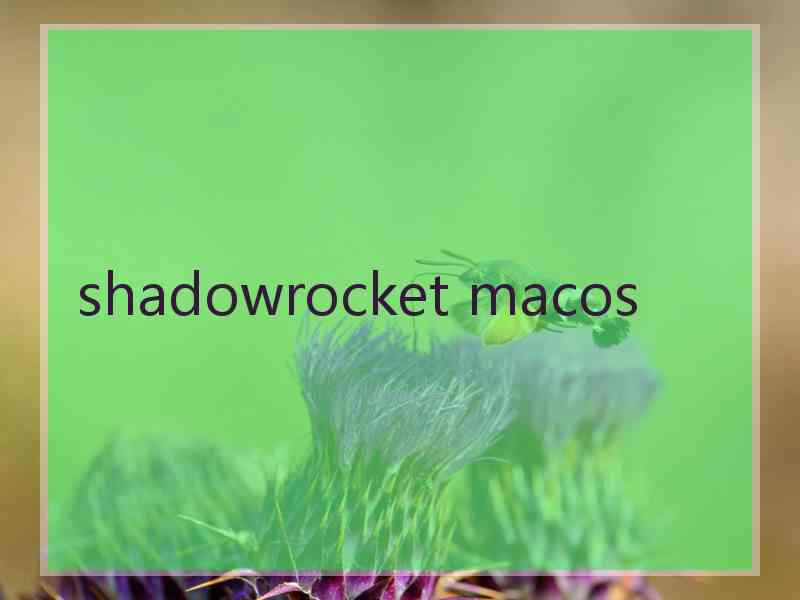 shadowrocket macos