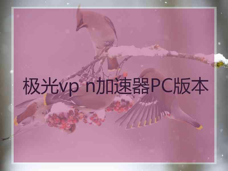 极光vp n加速器PC版本