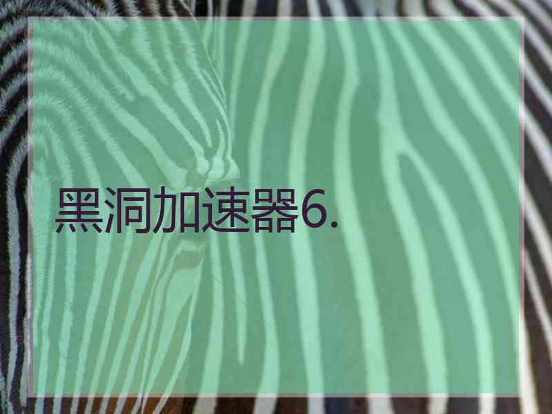 黑洞加速器6.