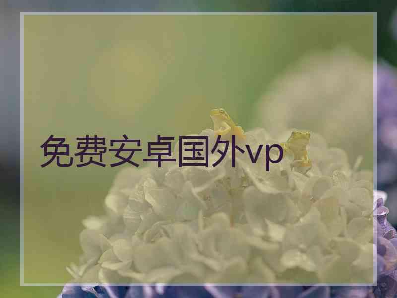 免费安卓国外vp