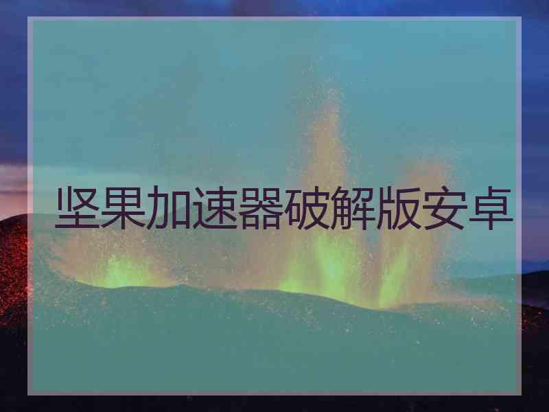 坚果加速器破解版安卓