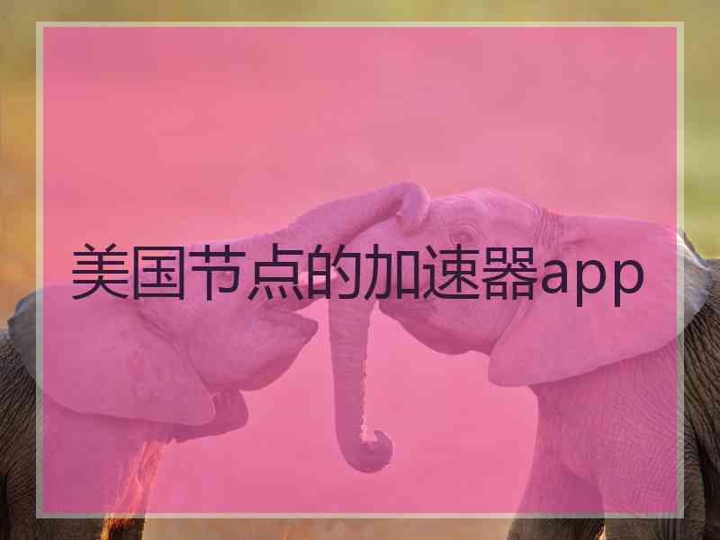 美国节点的加速器app
