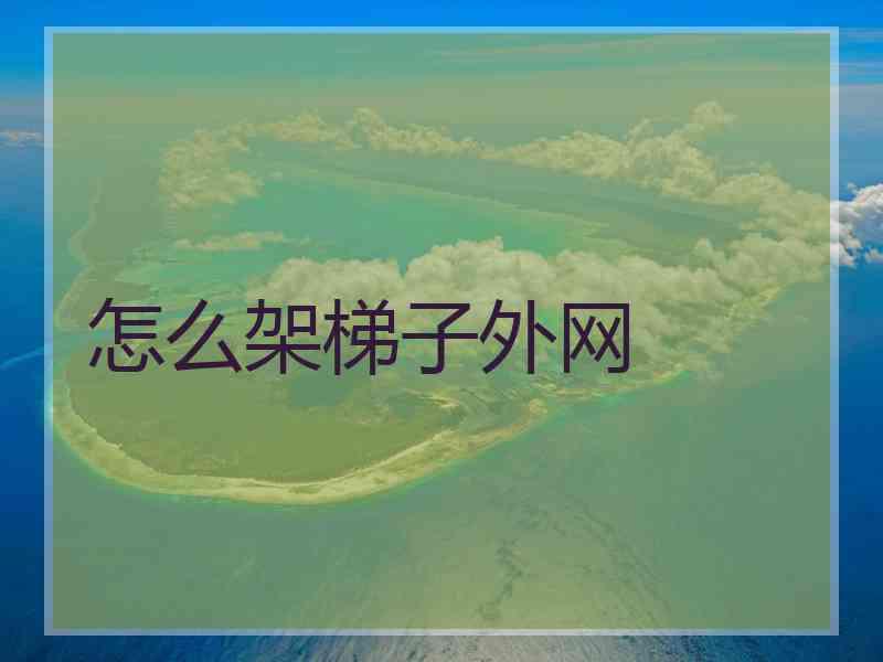 怎么架梯子外网