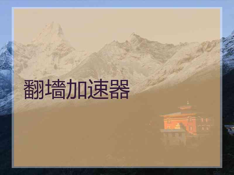 翻墻加速器