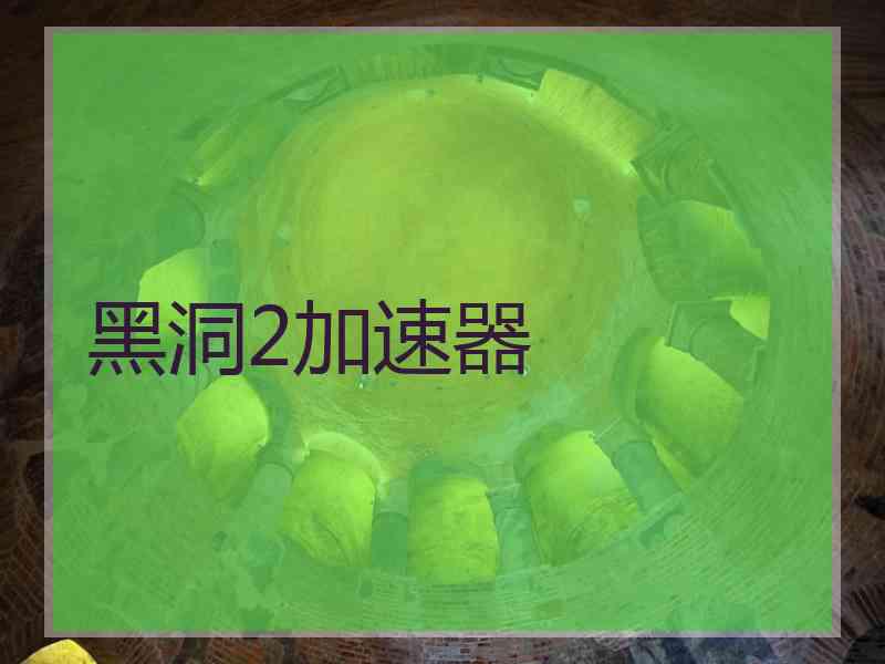 黑洞2加速器
