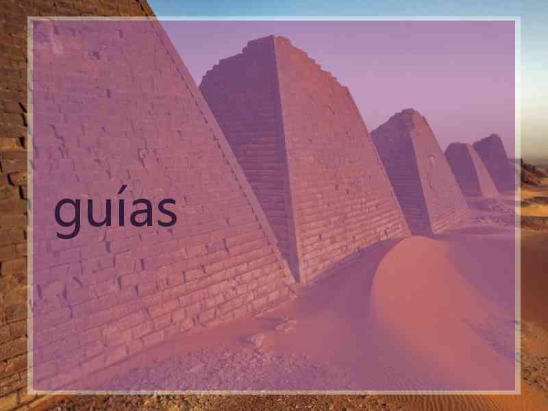 guías