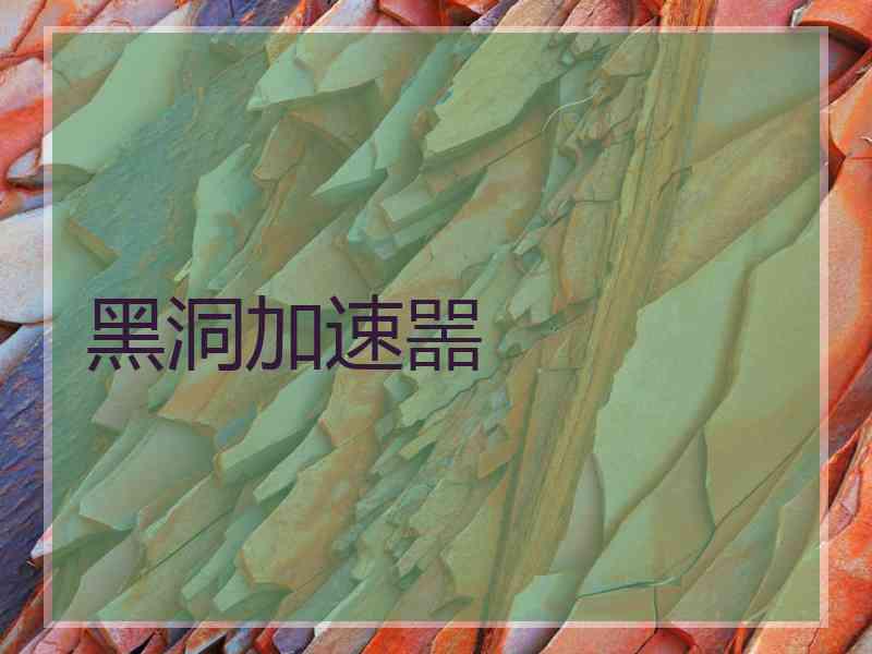 黑洞加速噐