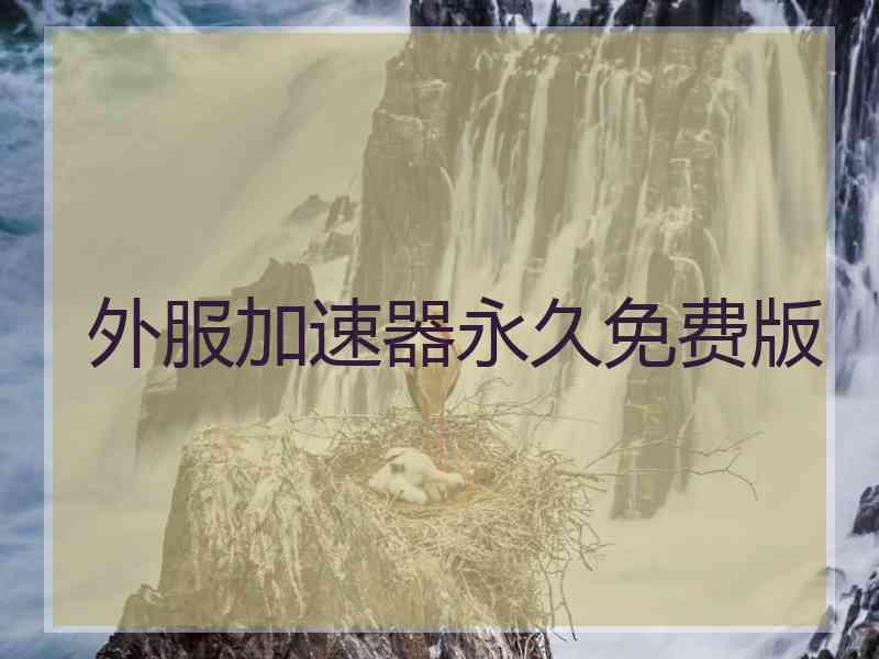 外服加速器永久免费版
