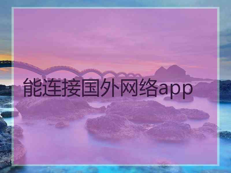 能连接国外网络app